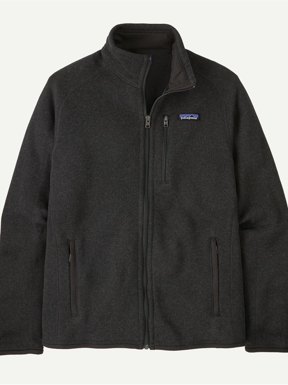 Patagonia Mens Full Zip Black Better Sweater XL STY25528 zip chest pocket fleece